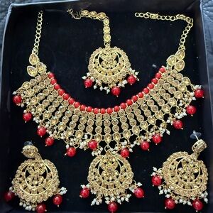 Indian Pakistani complete wedding jewelry set